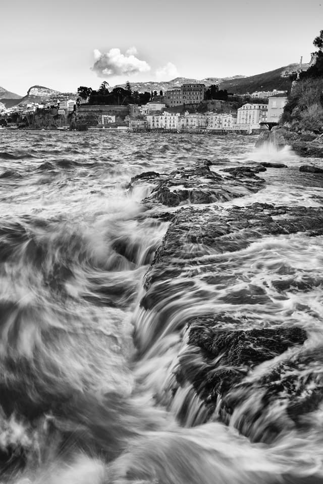 Sea storm at Marina Grande
